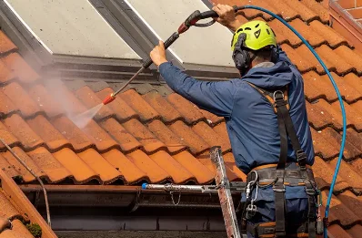 Démoussage et hydrofuge de toiture à Solesmes